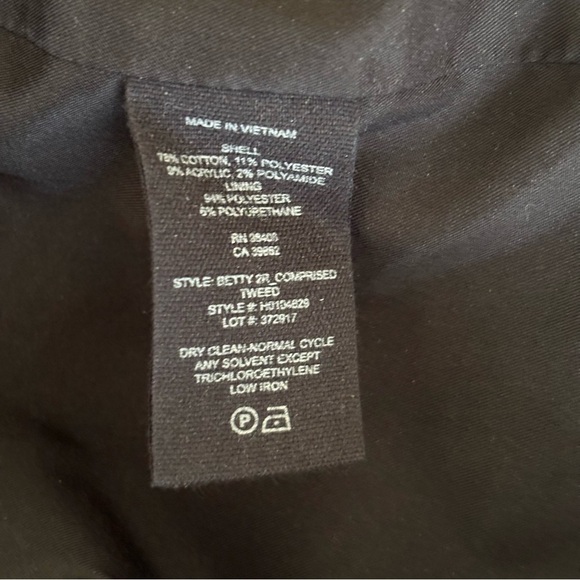 Theory Betty 2R Comprised Tweed Boucle Sheath Dress Sz 0 Blue - Picture 9 of 11